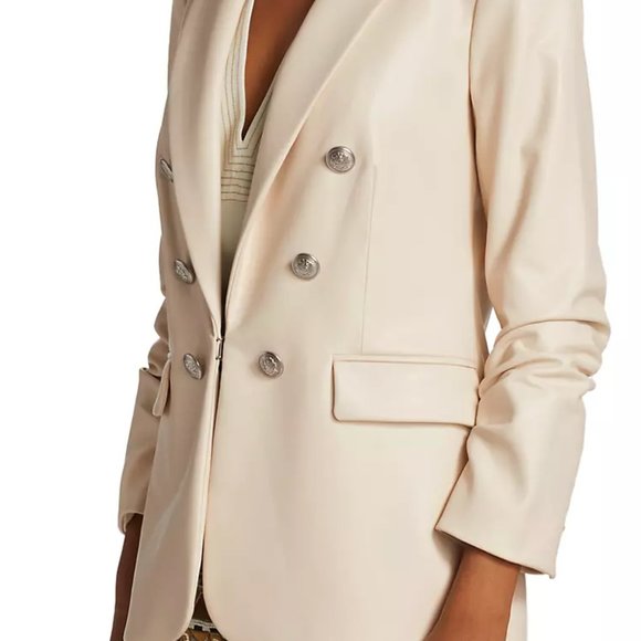 Veronica Beard Leather Blazer - Picture 3 of 3